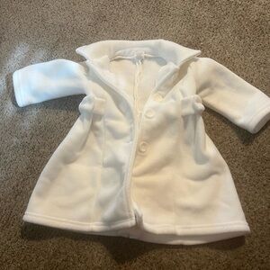 White Toddler Dress Coat